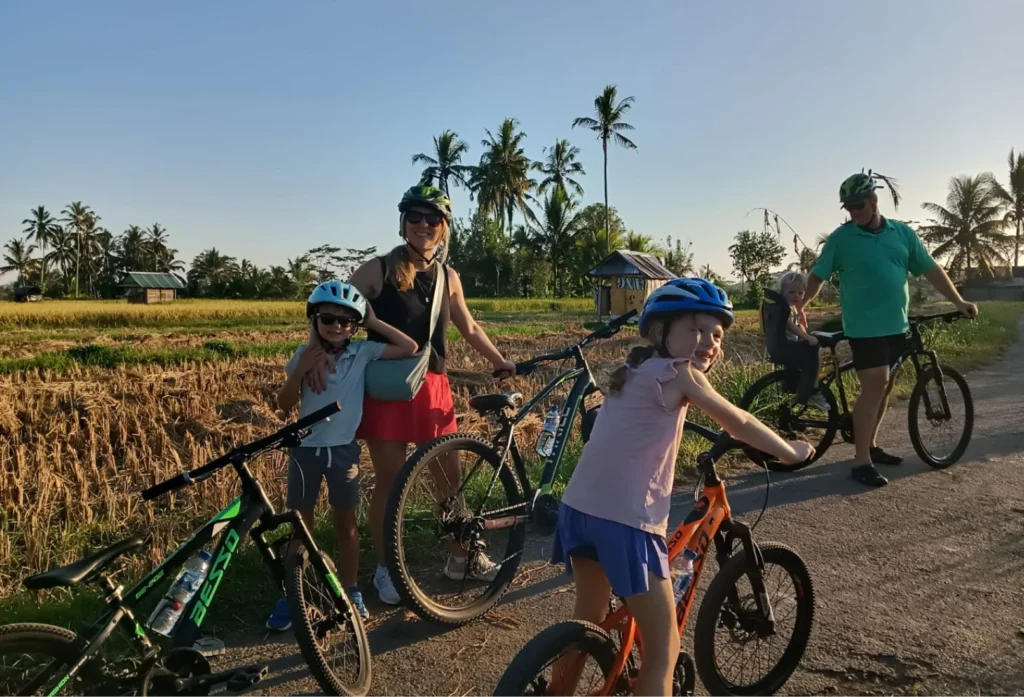 cycling in ubud safe for kids