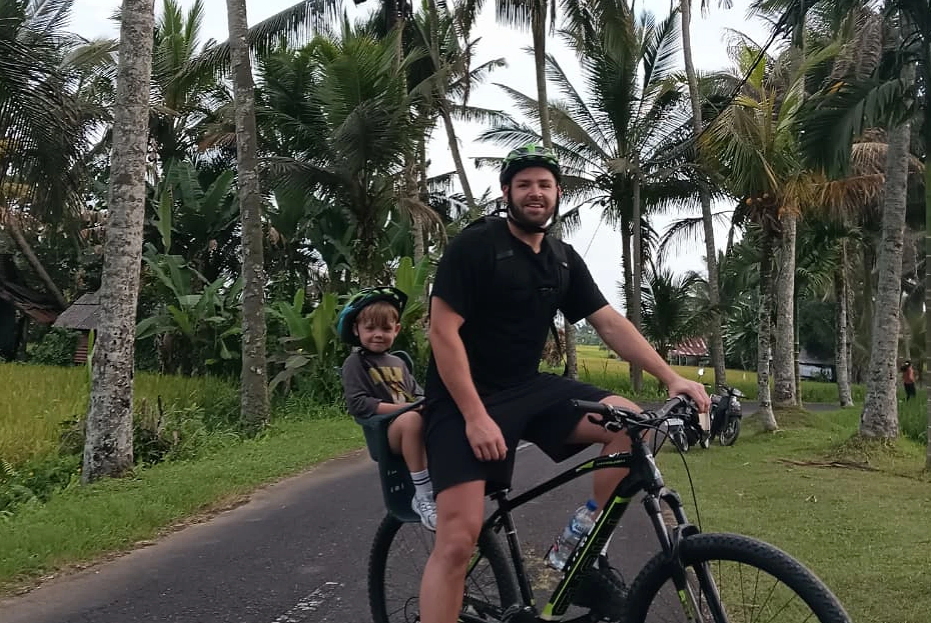 ubud bike tour with kids