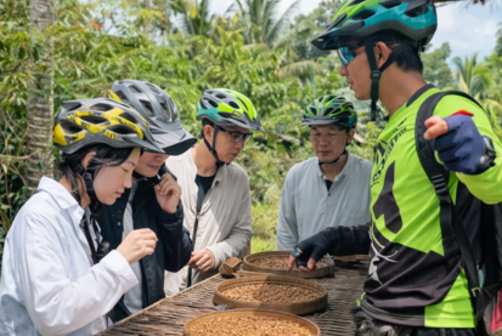 Family outdoor activity in Ubud Bali