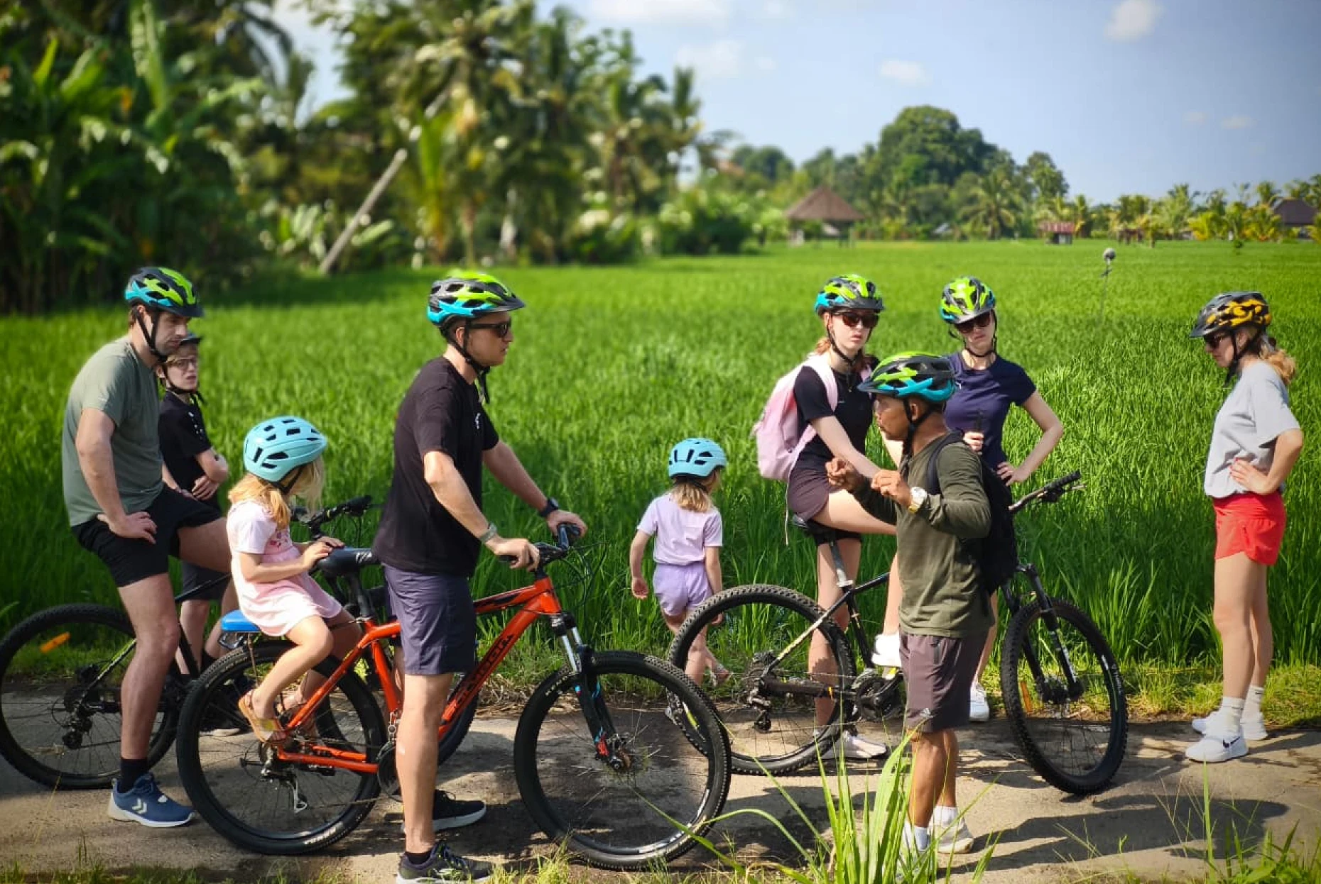 is ubud bike tour safe for children