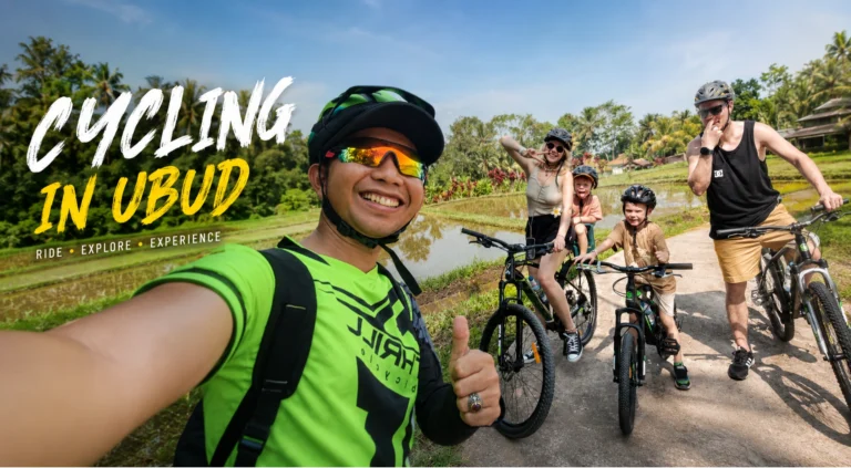 ubud bike tour with kids