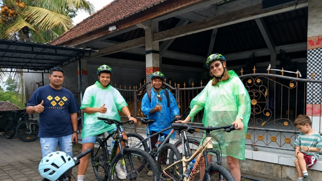 cycling in ubud if rain