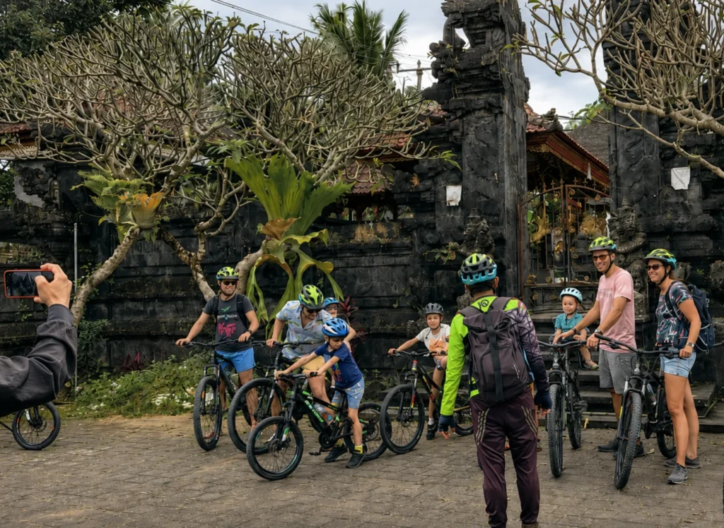 local guide explaining village life in Ubud