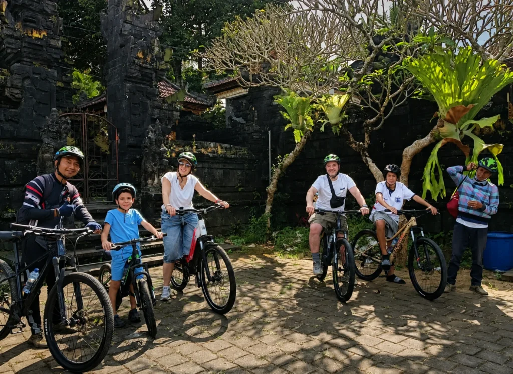 ebike cycling in ubud